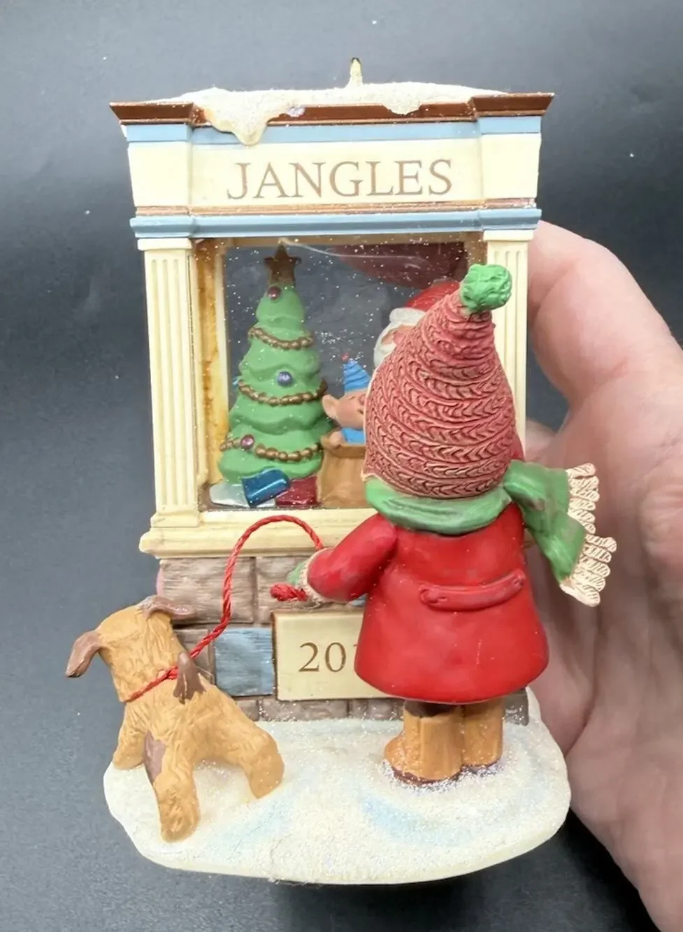 CHRISTMAS WINDOW 10th KOC Member Exclusive Hallmark Ornament Jangles Toys Lo16